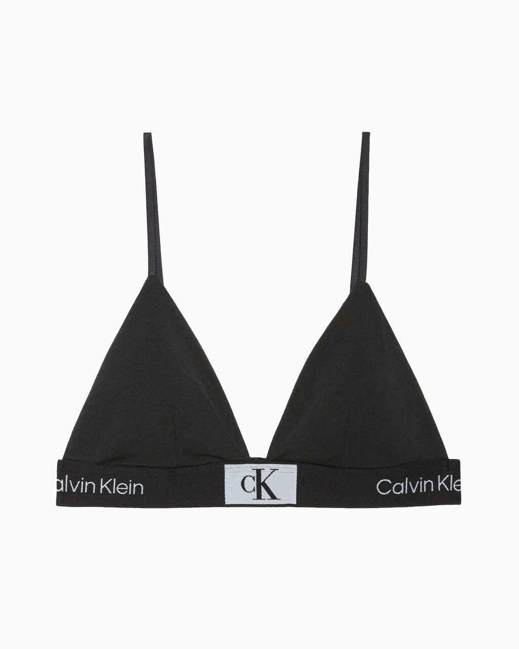 Calvin Klein 1996 Lightly Lined Triangle Bra, black