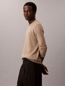 Extra Fine Merino Sweater, Cinder Htr, hi-res