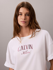 Logo Cropped T-Shirt, Bright White, hi-res