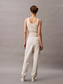 Relaxed Cargo Joggers, Tofu, hi-res
