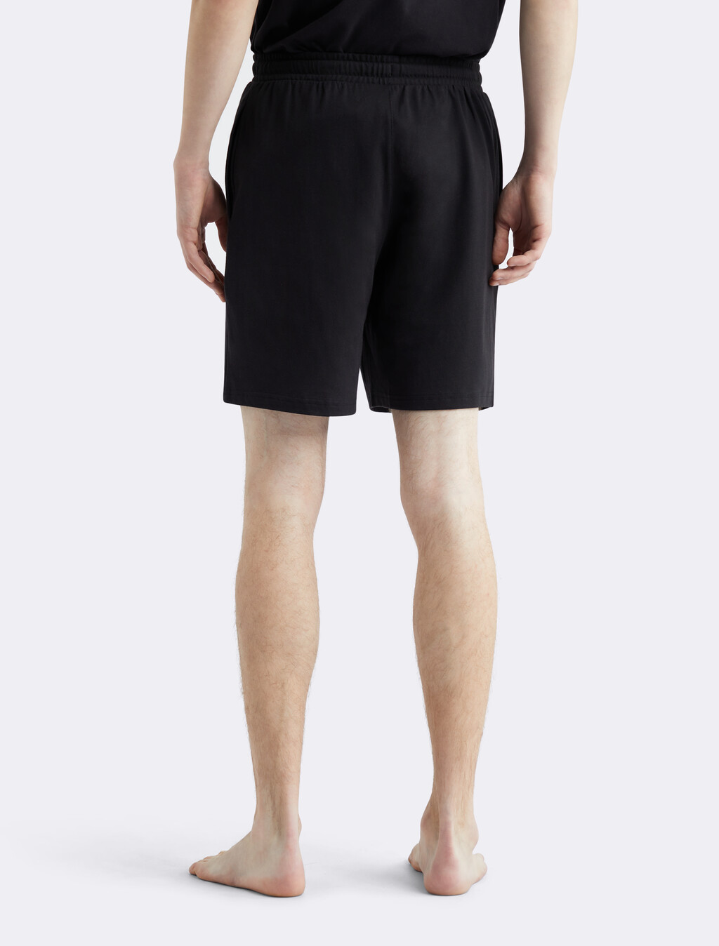 Cooling Lounge Sleep Shorts, Black, hi-res