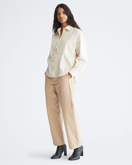 LONG SLEEVE POPLIN SHIRT