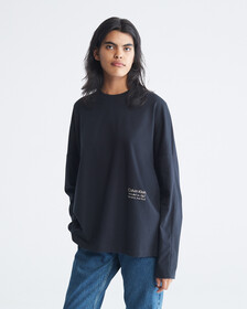STANDARDS FLYER LONG SLEEVE TEE, Black Beauty, hi-res