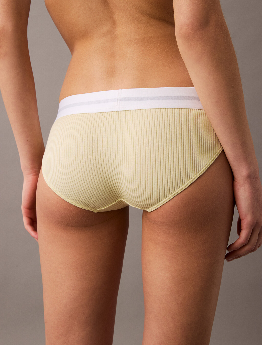 Cotton Modal Stretch Rib Bikini, Garden Glade, hi-res