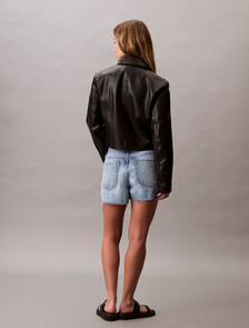 90's Denim Shorts, RAINY BLUE, hi-res