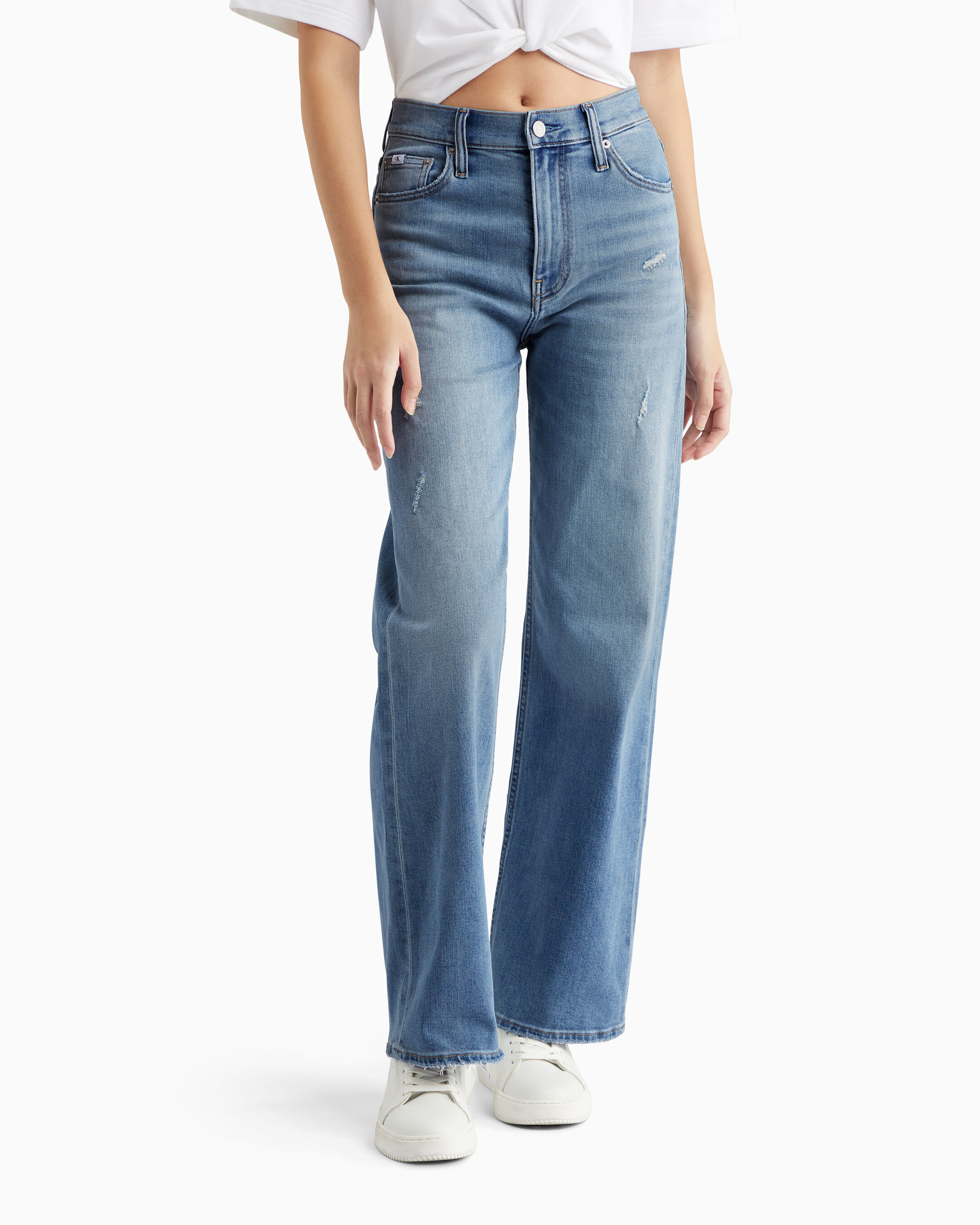 Calvin klein top wide leg jeans