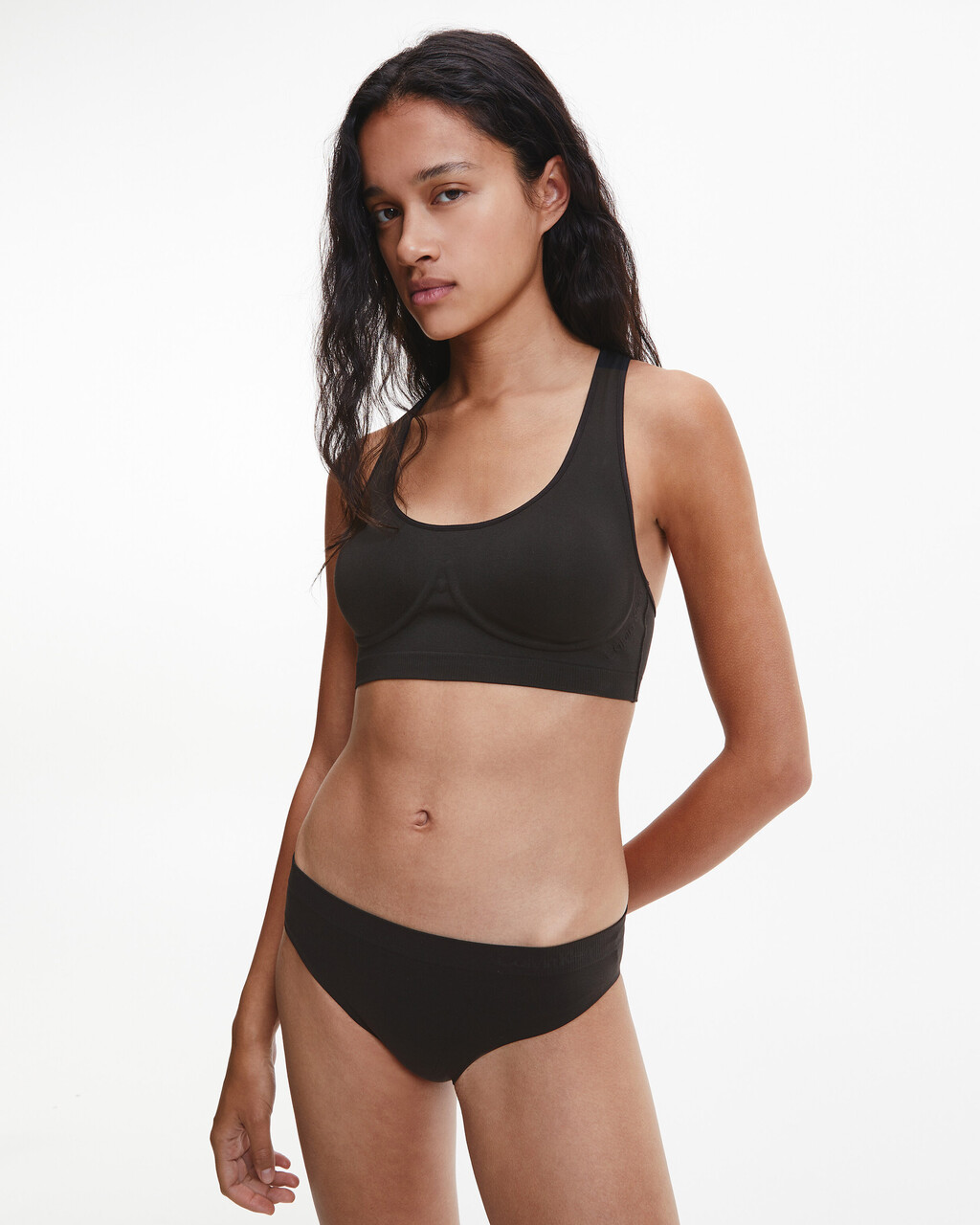 BONDED FLEX 彈性比堅尼內褲, Black, hi-res