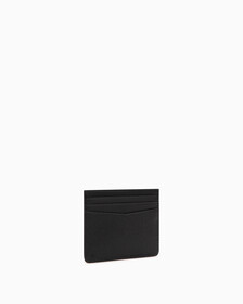 Micro Pebble Card Case, BLACK, hi-res