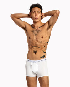 CK ONE 平角褲, White, hi-res