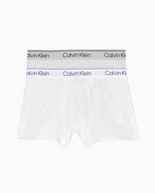 ATHLETIC COTTON 平角內褲 2 件裝, ATHLETIC GREY HEATHER/WHITE, hi-res