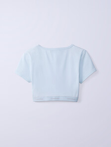 Jung Kook for Calvin Klein Heritage Cotton Lightly Lined T-Shirt Bralette, Ice Flow, hi-res