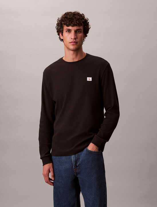 Long Sleeve Waffle T-shirt