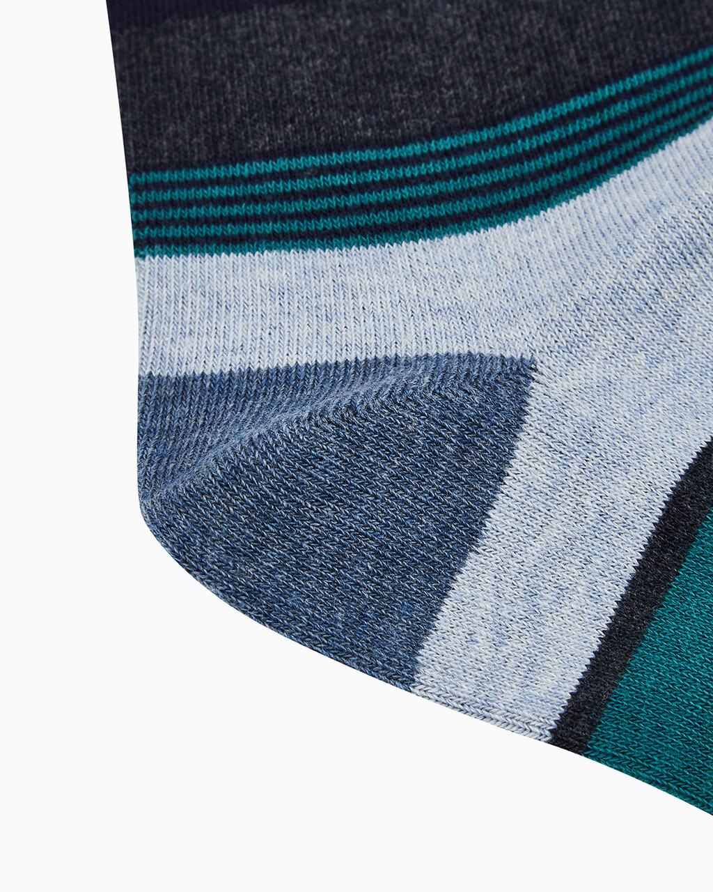 Men's 1 Pack Stripe Crew Socks, NAVY, hi-res