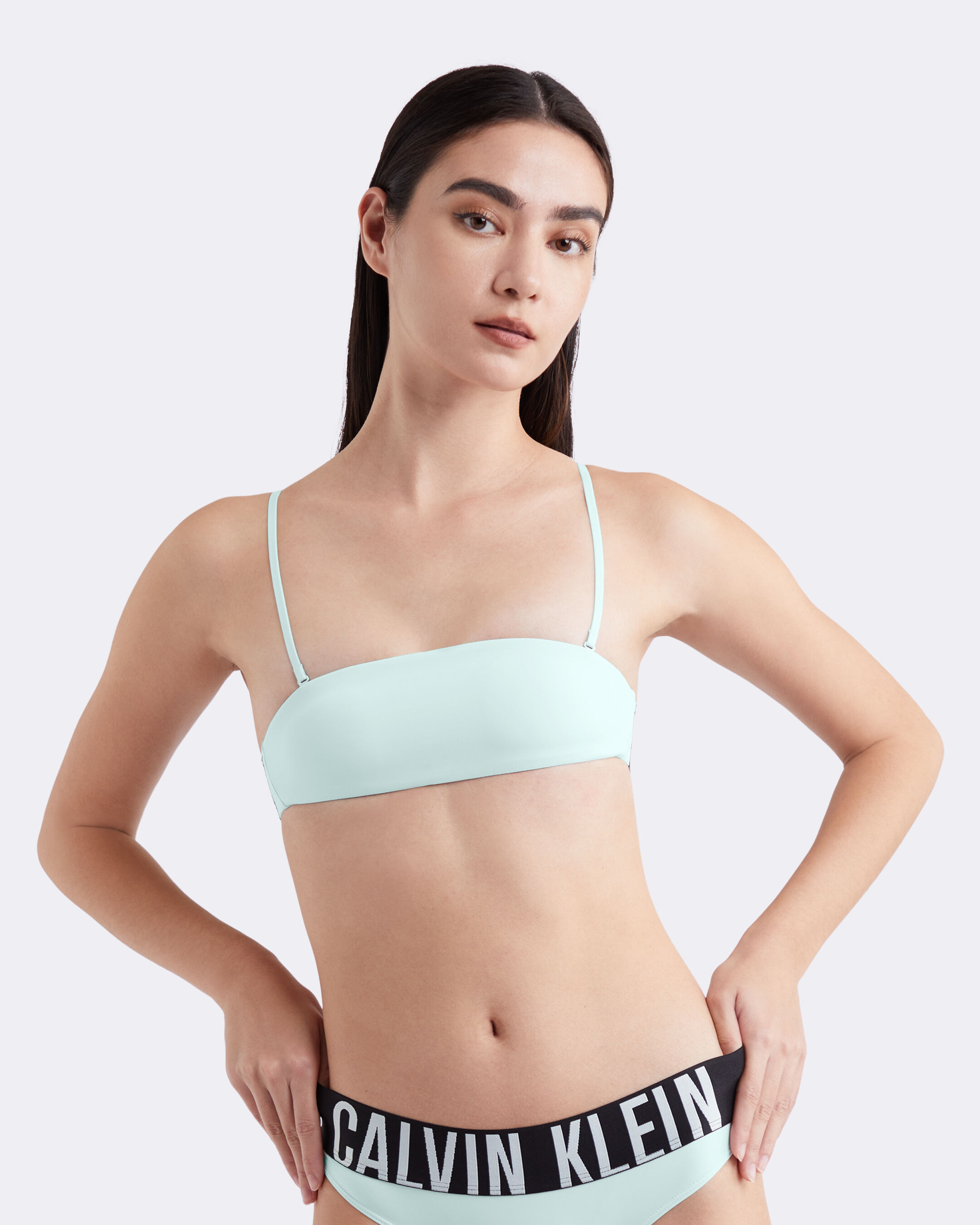 Calvin klein intense power bandeau bikini top 2025