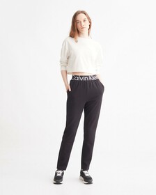 ESSENTIALS 短版長袖 T 裇, WHITE SUEDE, hi-res