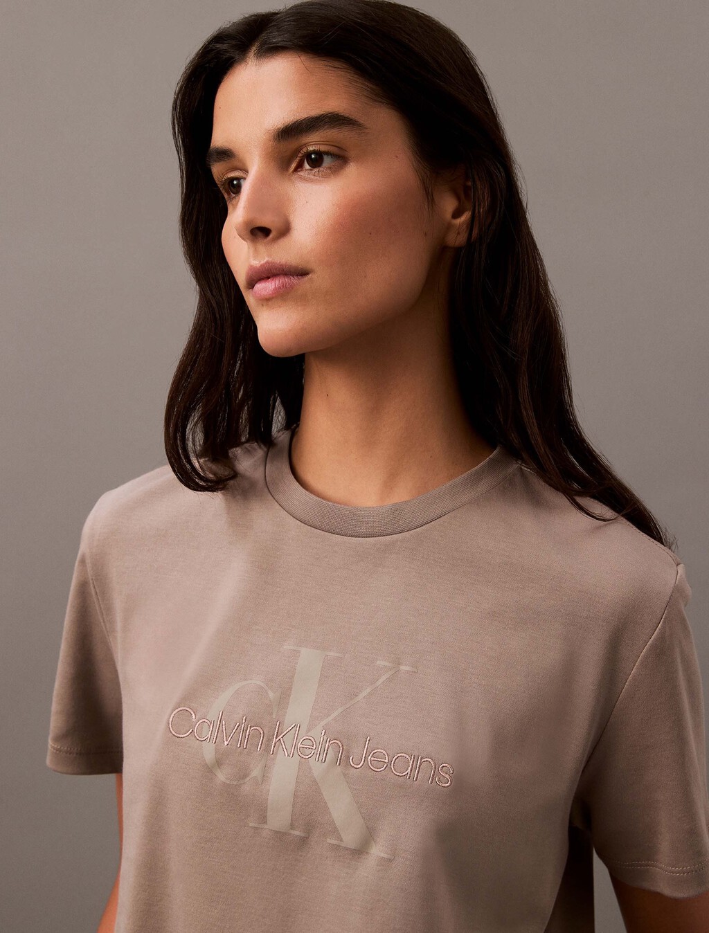 Standard Logo Monogram Tee, Cinder, hi-res