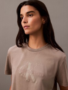 Standard Logo Monogram Tee, Cinder, hi-res