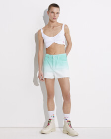 Pride High Rise Omber Denim Shorts, Denim Light, hi-res