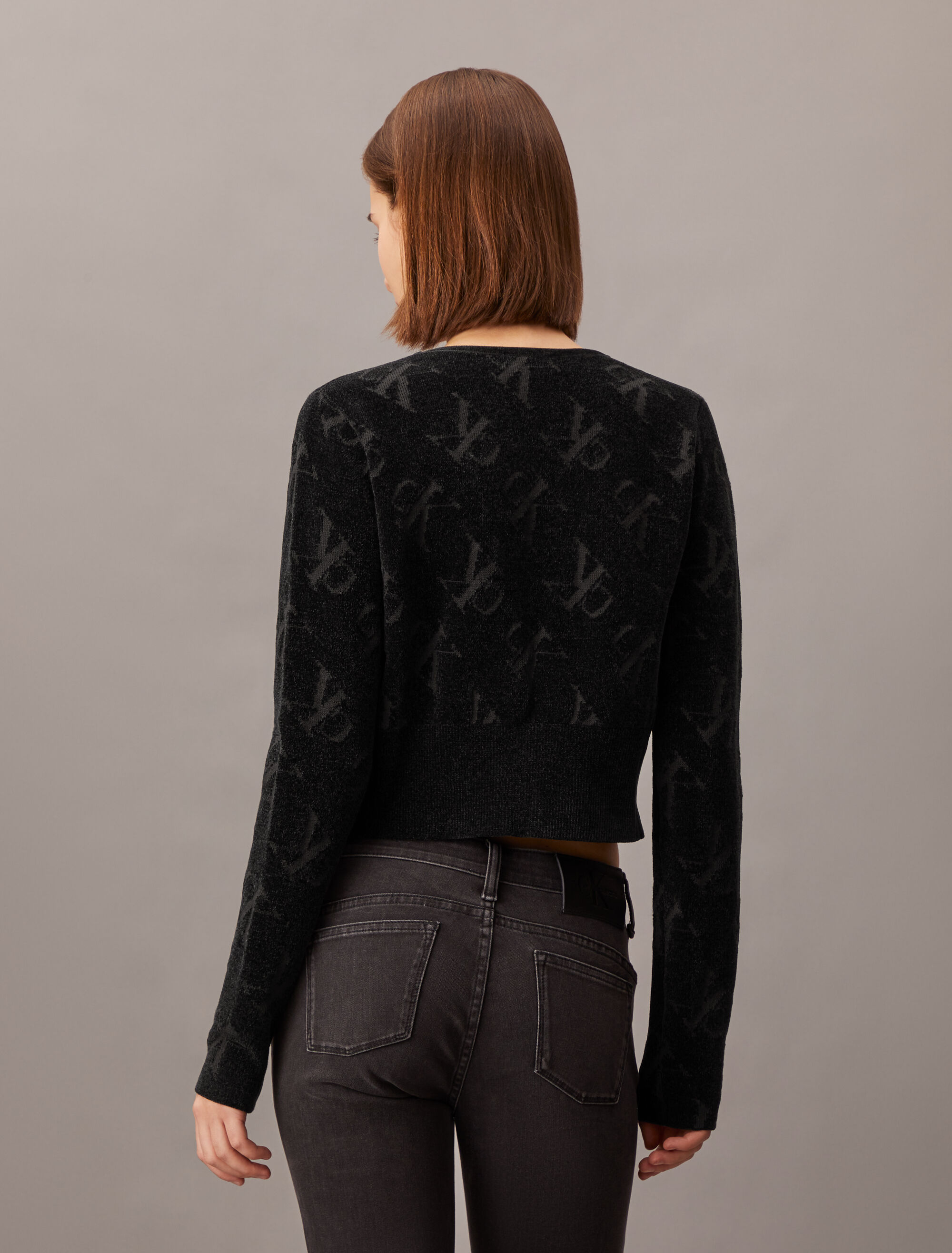 2 In 1 Cashmere Cardigan | black | Calvin Klein Hong Kong