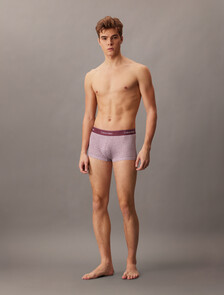 Icon Cotton Stretch 限量版低腰平口內褲, STENCIL HEART_SPRING LILAC, hi-res