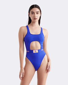 CK1996 Cut Out Swimsuit, MIDNIGHT LAGOON, hi-res