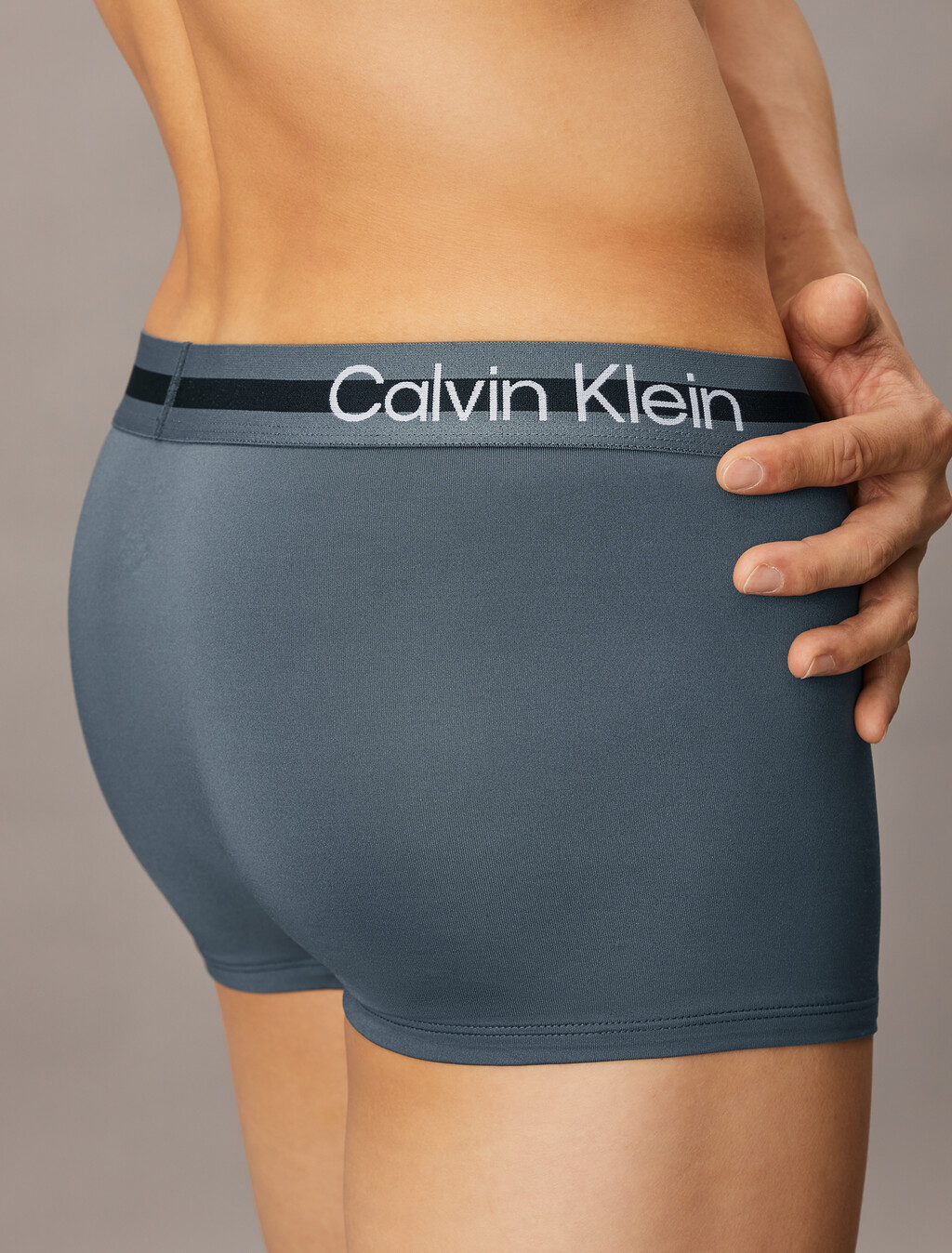 Refined Micro Stretch Low Rise Trunks 3 Pack, BLACK/Turbulence/WOLF GREY, hi-res