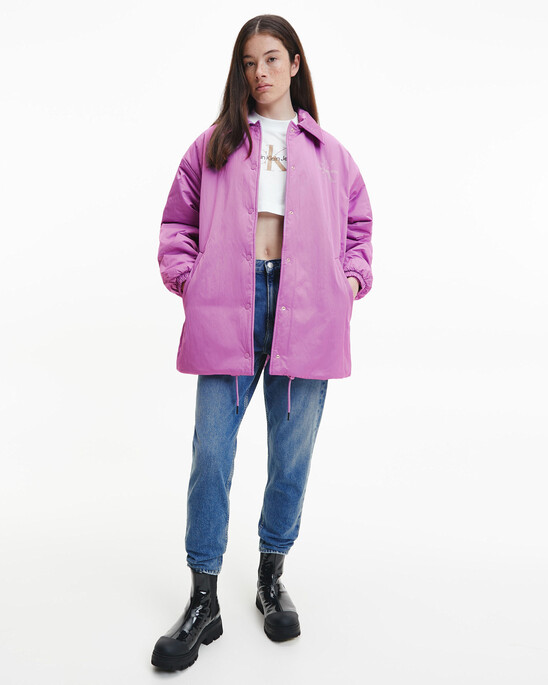 OVERSIZED PADDED COACH JACKET