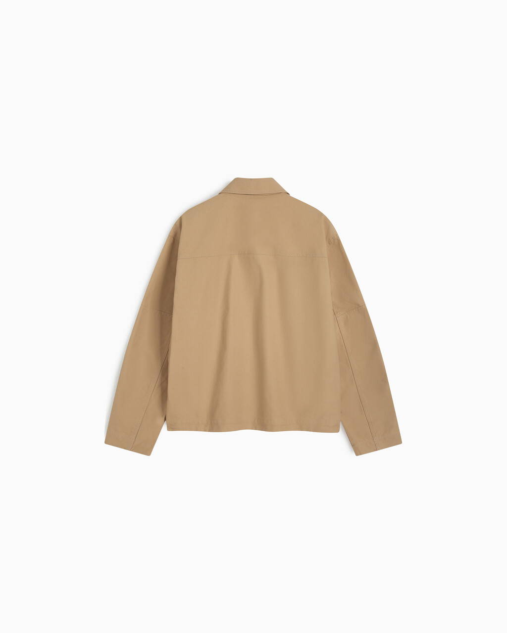 Modern Workwear Boxy Cropped Jacket, Travertine, hi-res