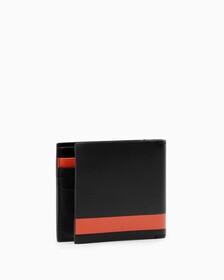 TAPED 對摺式零錢銀包, BLACK, hi-res