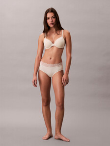 Lightly Lined Full Coverage Bra - Perfectly Fit Lace, Bone White, hi-res