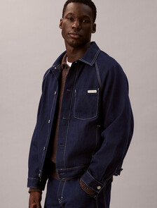 Denim Darted Workwear Jacket, SHURIKEN RINSE, hi-res