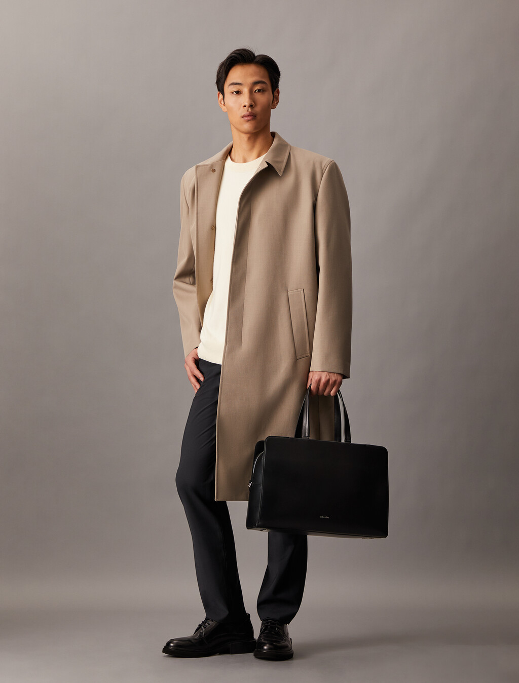 CK Attaché 大劍橋包, Black Beauty, hi-res