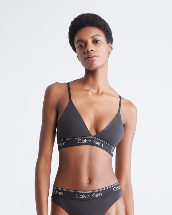 ATHLETIC COTTON TRIANGLE BRA
