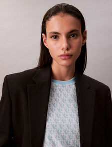 All-over Monogram Classic T-Shirt, COOL BLUE AOP, hi-res