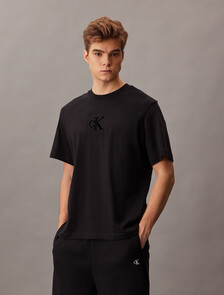 Monogram T 裇, Black, hi-res