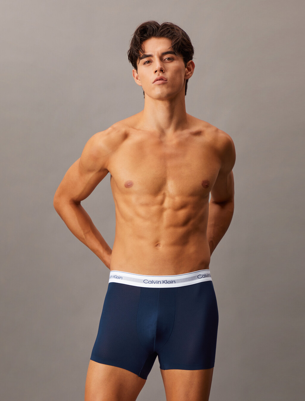 Icon Cotton Air 四角內褲, New Navy, hi-res