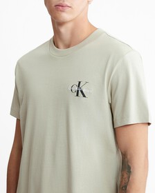 Monologo Organic Cotton Tee, Plaza Taupe, hi-res