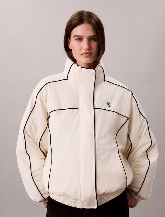 Piped Down Jacket