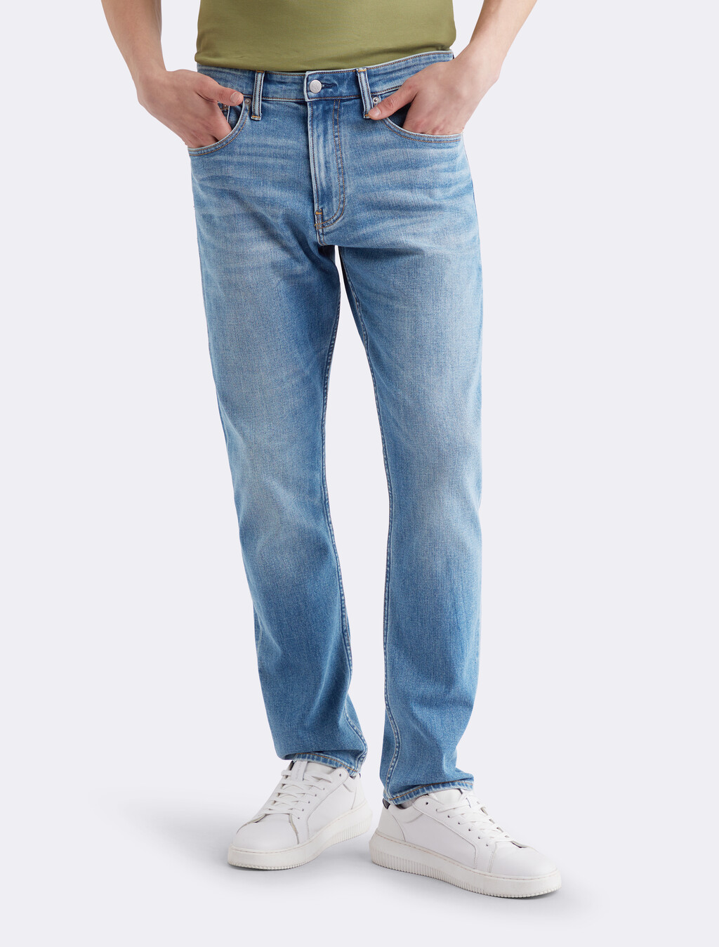 37.5 直筒牛仔褲, 077A BRIGHT MID, hi-res