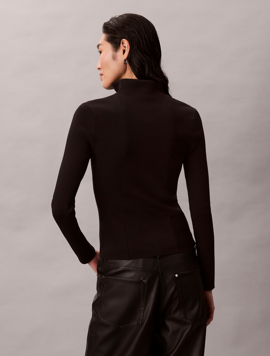 Tech Capsule 尼龍拉鍊外套, Black, hi-res