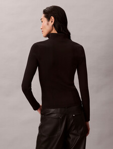 Tech Capsule 尼龍拉鍊外套, Black, hi-res