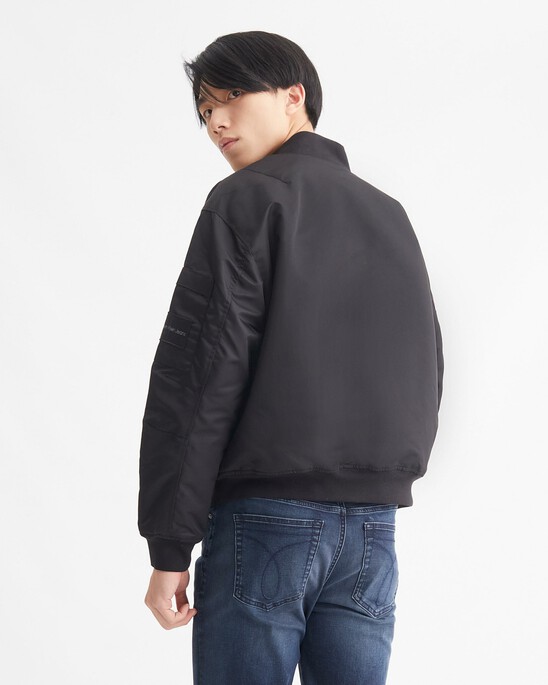 Archival Neutrals Reversible Bomber Jacket