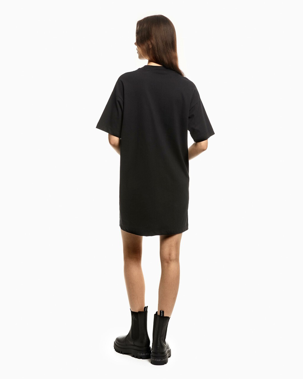 黑色經典 MONOGRAM T 裇連身裙, Ck Black, hi-res