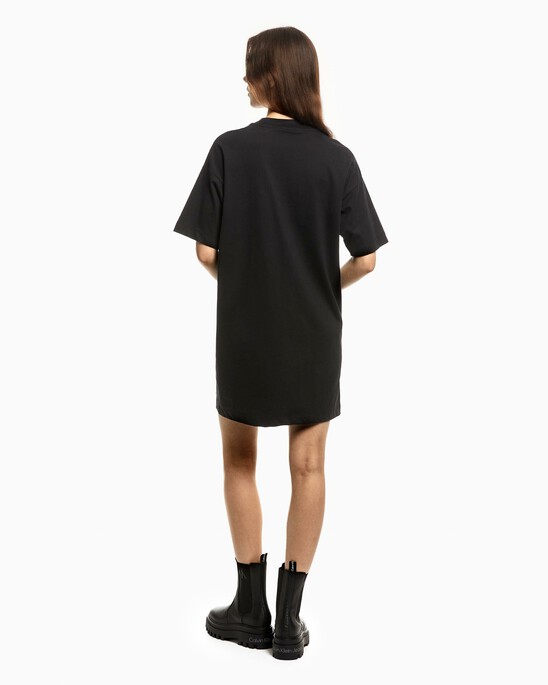 黑色經典 MONOGRAM T 裇連身裙