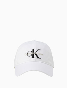 Calvin Klein Monogram 棒球帽, BRIGHT WHITE, hi-res
