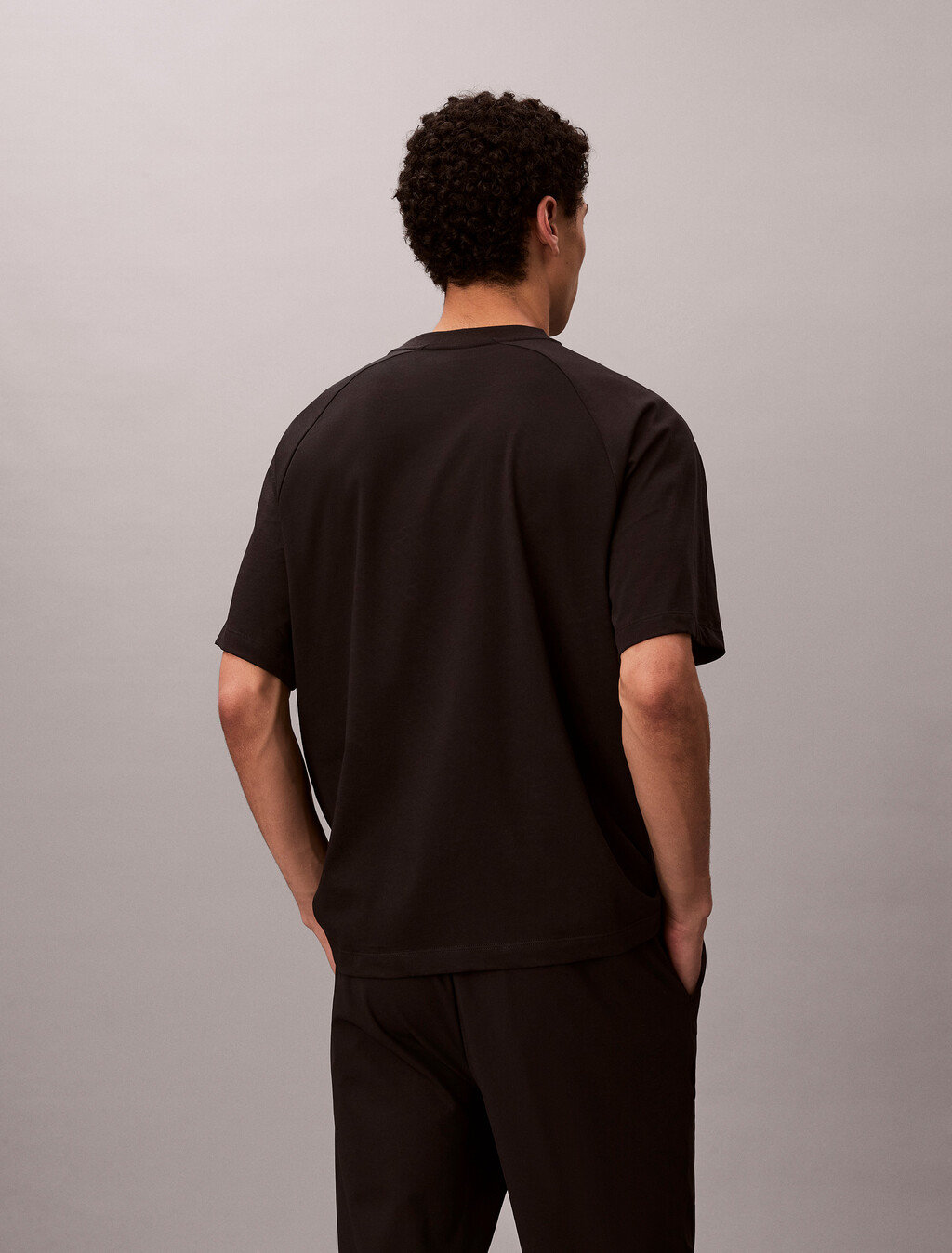 Performance Cotton Blend Gym T-shirt, Black, hi-res