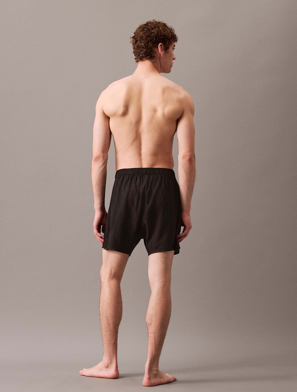 Satin Jacquard Traditional Boxers, 17715 HOLIDAY SHINE LOGO+BLACK, hi-res