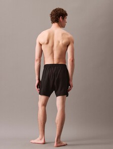 Satin Jacquard Traditional Boxers, 17715 HOLIDAY SHINE LOGO+BLACK, hi-res