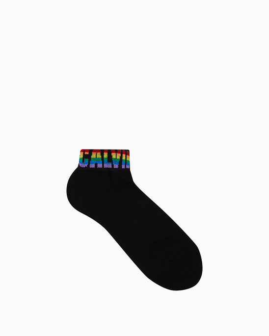 1 PAIR PRIDE MONOGRAM ANKLE SOCKS