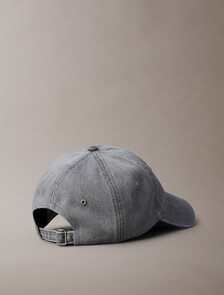 特大 Monogram 標誌牛仔棒球帽, DARK GREY, hi-res